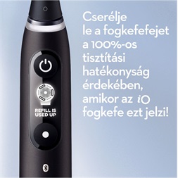 Oral-B iO Series 6 fekete elektromos fogkefe