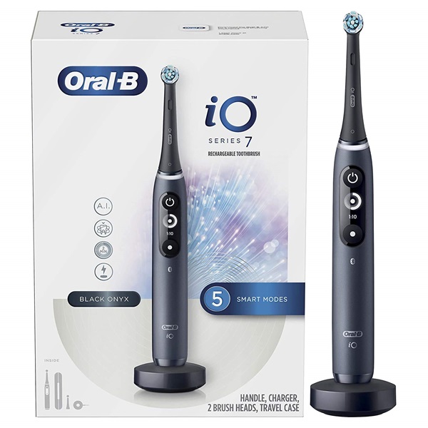 Oral-B iO Series 7 ónixfekete elektromos fogkefe