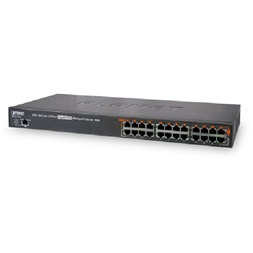 PLANET HPOE-1200G 12port GbE LAN 360W PoE+ injektor hub