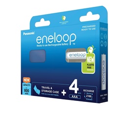 Panasonic Eneloop BK-4MCDEC4BE AAA 800mAh mikro ceruza akku 4db/csomag