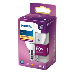 Philips 929002978955 E14 60W matt meleg-fehér kisgömb alakú LED fényforrás