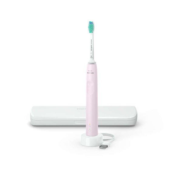 Philips HX3673/11 Sonicare S3100 utazótokkal rózsaszín elektromos fogkefe