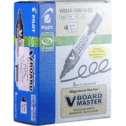 Pilot BeGreen V-Board Master 10 db/csomag fekete táblamarker