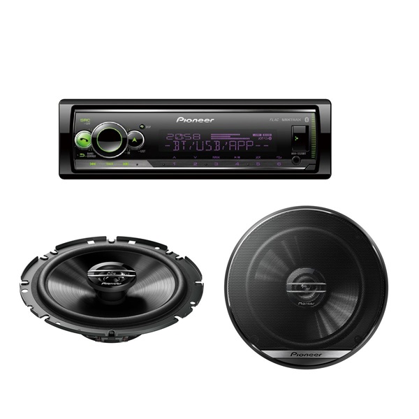 Pioneer MVH-S520BT Bluetooth/USB autóhifi fejegység + TS-G1720F 17cm 2 utas hangszóró pár