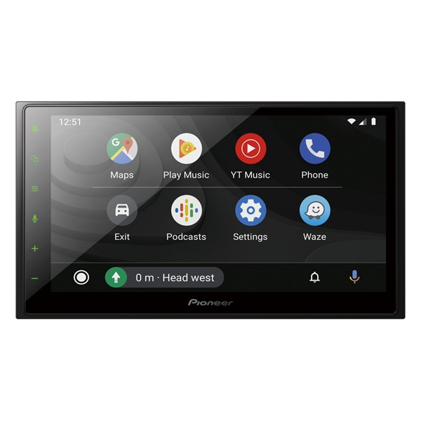 Pioneer SPH-DA250DAB 6,8" Bluetooth/USB/CarPlay autóhifi fejegység