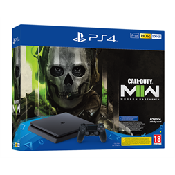 PlayStation 4 Slim 500GB fekete konzol + Call of Duty Modern Warfare 2