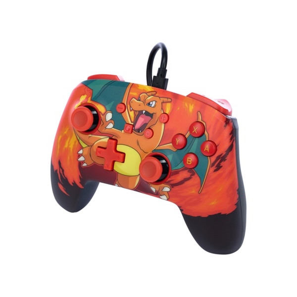 PowerA NSGP0040-02 Enhanced Nintendo Switch vezetékes Pokémon: Charizard Vortex kontroller