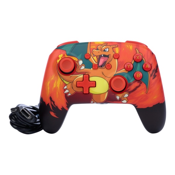 PowerA NSGP0040-02 Enhanced Nintendo Switch vezetékes Pokémon: Charizard Vortex kontroller