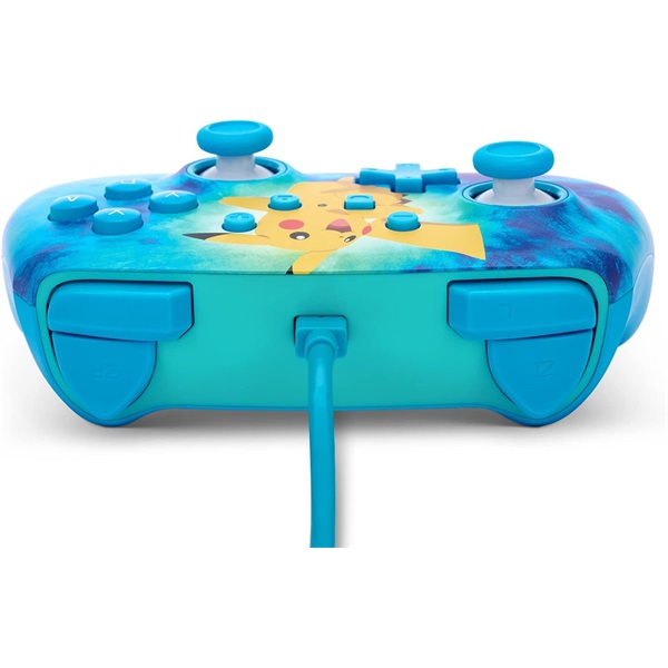 PowerA NSGP0090-01 Enhanced Nintendo Switch vezetékes Tie Dye Pikachu kontroller