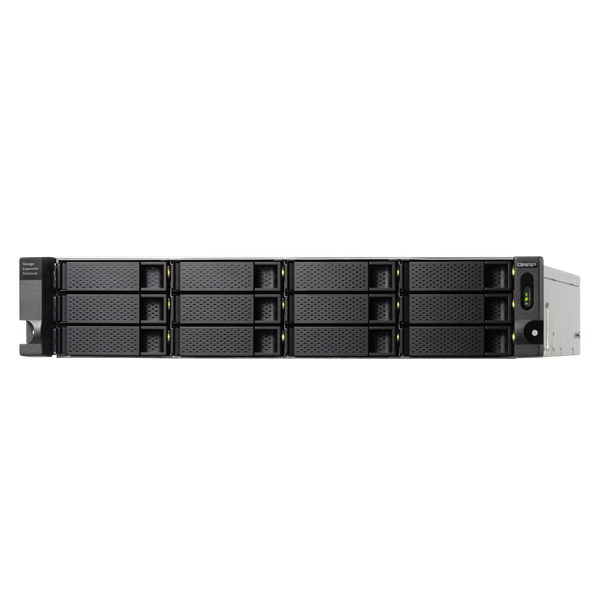 QNAP TL-R1200C-RP 12xSSD/HDD 2U rackbe szerelhető JBOD bővítőegység