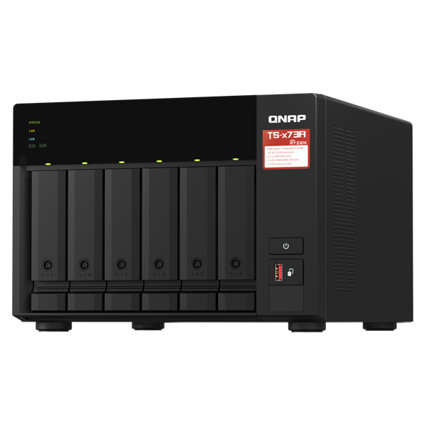 QNAP TS-673A-8G 6xSSD/HDD NAS