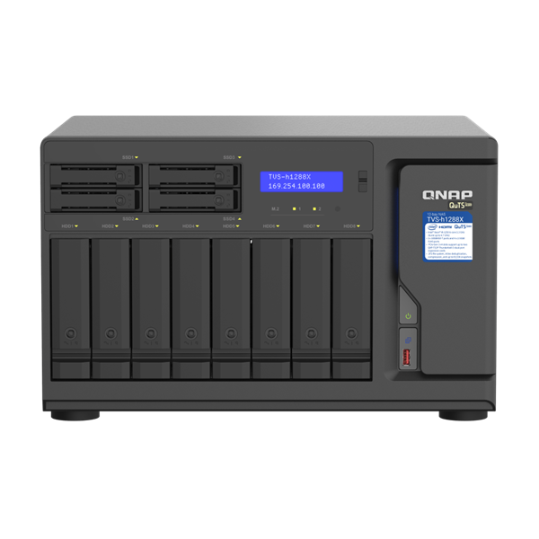 QNAP TVS-H1288X-W1250-16G 12xSSD/HDD NAS