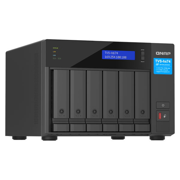 QNAP TVS-H674-I3-16G 6xSSD/HDD NAS