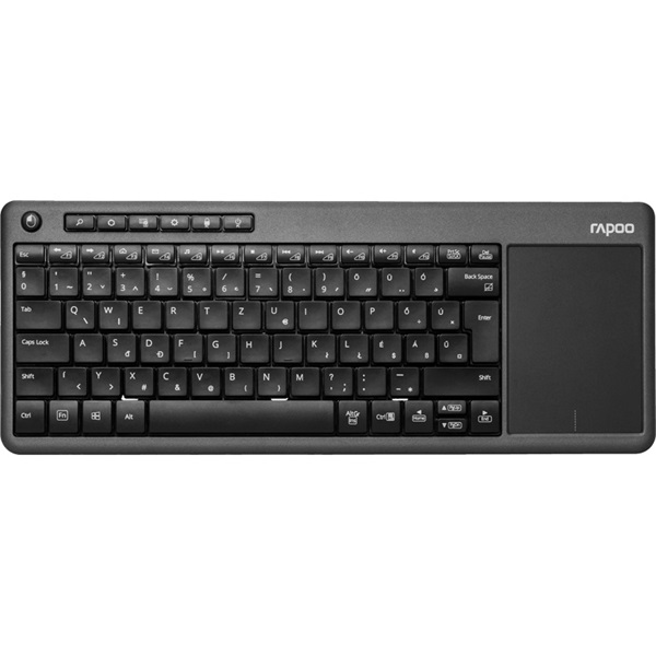 Rapoo 00190992 "K2800" fekete vezeték nélküli billentyűzet + touchpad