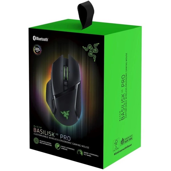 Razer Basilisk V3 Pro fekete gamer egér