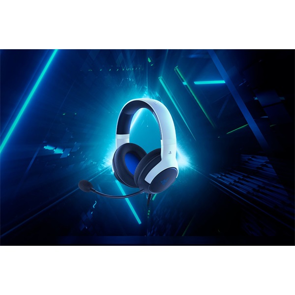 Razer Kaira X for Playstation fehér gamer headset