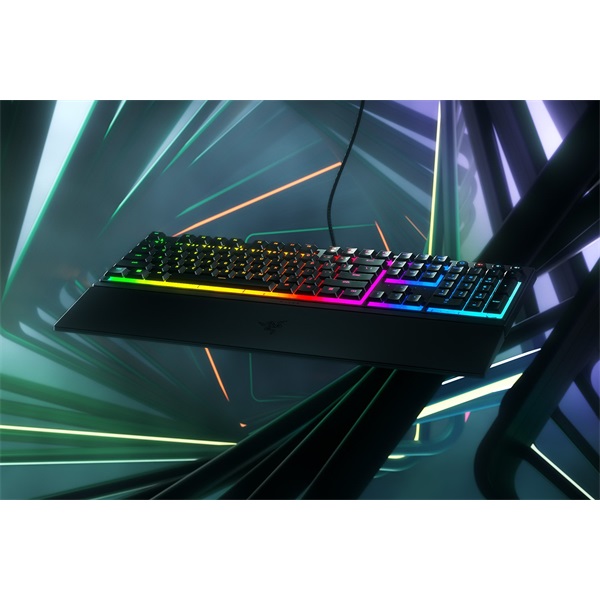 Razer Ornata V3 US RGB fekete gamer billentyűzet