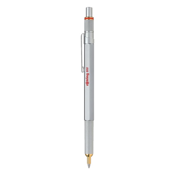 Rotring 800 1,0mm ezüst nyomógombos golyóstoll