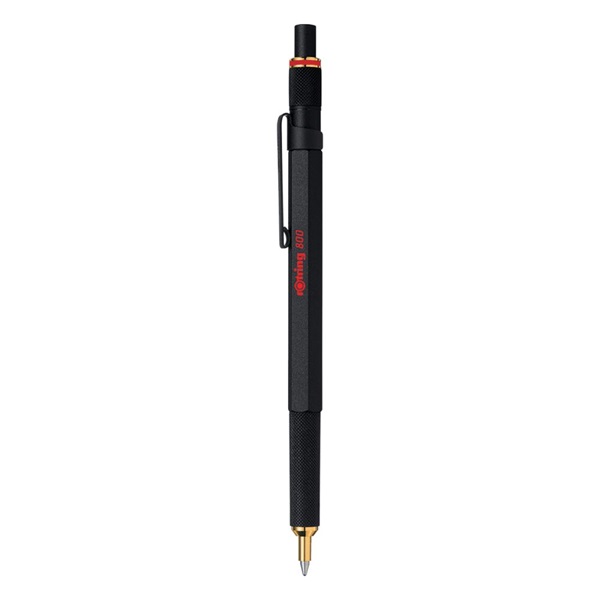 Rotring 800 1,0mm fekete nyomógombos golyóstoll