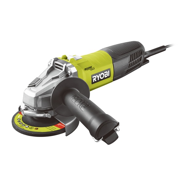 Ryobi RAG800-125S 800 W 125 mm táskában sarokcsiszoló