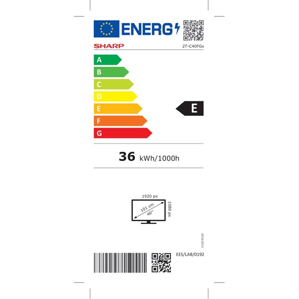 Sharp 40" 40FG2EA Full HD Android Smart LED TV