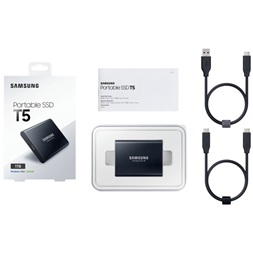 Samsung 1024GB USB 3.1 (MU-PA1T0B/EU) fekete T5 külső SSD