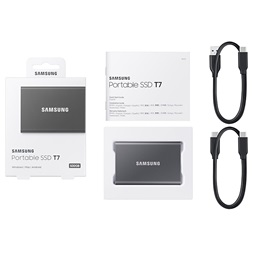 Samsung 2000GB USB 3.2 (MU-PC2T0T/WW) szürke T7 külső SSD