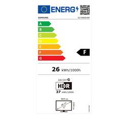 Samsung 27" LS27A800UNPXEN UHD HDMI/DP HDR10 monitor