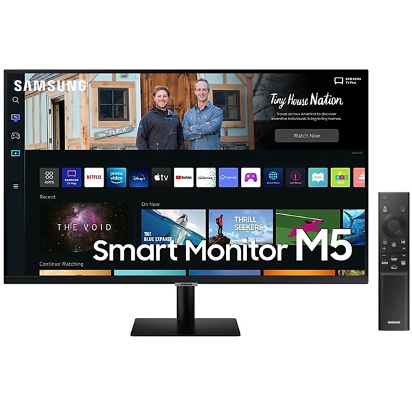 Samsung 27" M5 S27BM500EU FHD VA HDR10 fekete SMART monitor távirányítóval