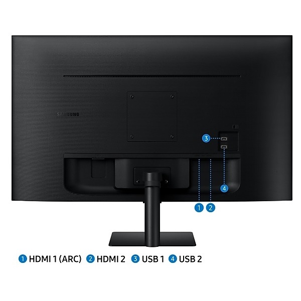 Samsung 27" M5 S27BM500EU FHD VA HDR10 fekete SMART monitor távirányítóval