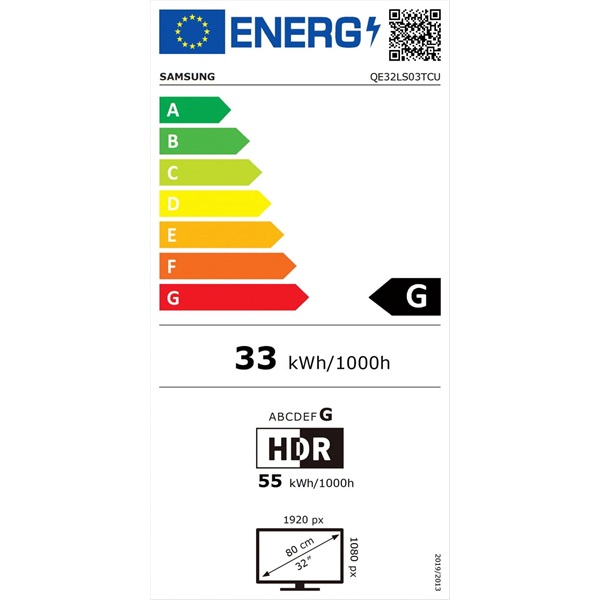 Samsung 32" QE32LS03TCUXXH Full HD FRAME Smart QLED TV