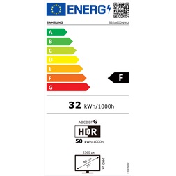 Samsung 32" S32A600NWU QHD VA DP/HDMI HDR10 monitor