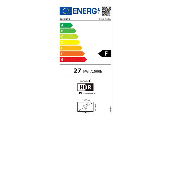 Samsung 32" M5 S32BM500EU FHD VA HDR10 fekete SMART monitor távirányítóval