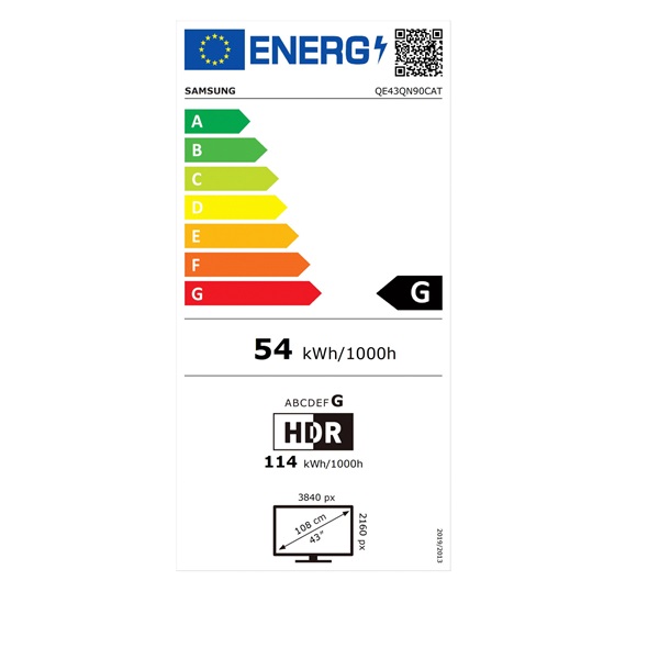 Samsung 43" QE43QN90CATXXH 4K UHD Smart Neo QLED TV