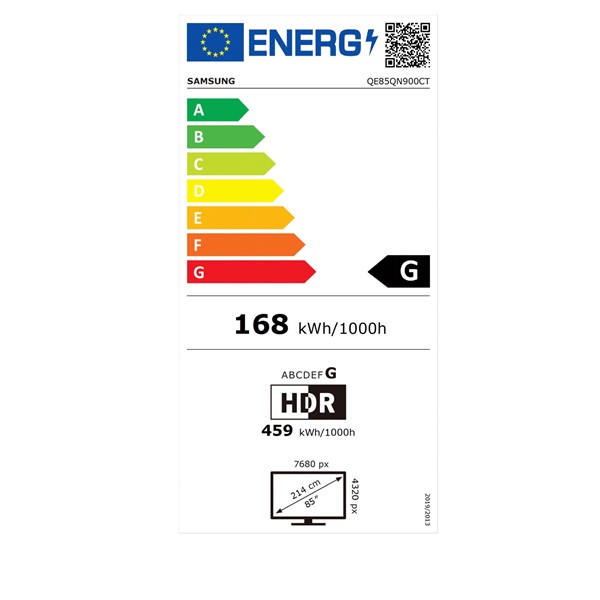 Samsung 85" QE85QN900CTXXH 8K UHD Smart Neo QLED TV