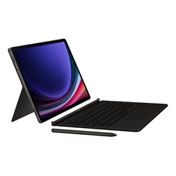 Samsung EF-DX815BBEGGB Galaxy Tab S9+ fekete oldalra nyíló billentyűzetes tok