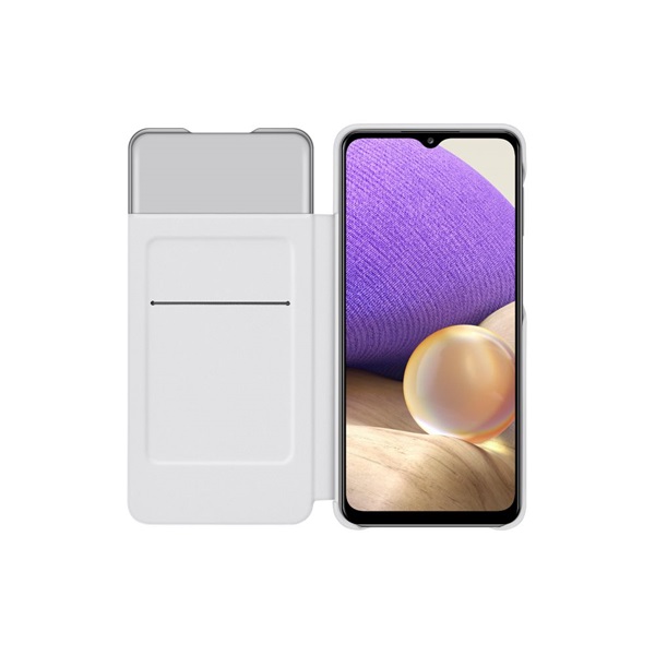 Samsung OSAM-EF-EA326PWEG Galaxy A32 S View fehér oldalra nyíló tok