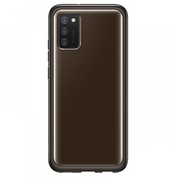 Samsung OSAM-EF-QA026TBEG Galaxy A02S fekete szilikon hátlap