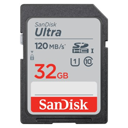 Sandisk 00186496 32GB SD (SDHC Class 10 UHS-I) Ultra memóriakártya