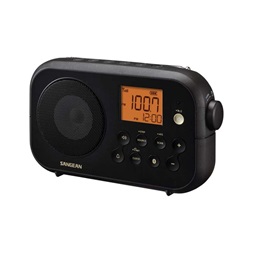 Sangean PR-D12BT Traveller 120 Bluetooth FM/AM fekete hordozható rádió