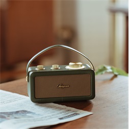 Sangean RA-101 F/G hordozható retro zöld Bluetooth/FM rádió