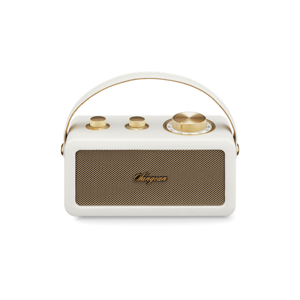 Sangean RA-101 I/G hordozható retro fehér Bluetooth/FM rádió