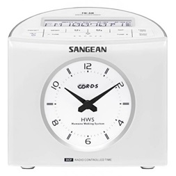 Sangean RCR-9W AM / FM-RDS sztereó digitális szintézeres fehér ébresztős rádió