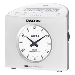 Sangean RCR-9W AM / FM-RDS sztereó digitális szintézeres fehér ébresztős rádió