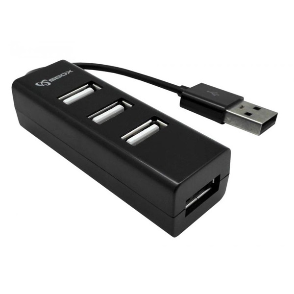 Sbox H-204 4 portos USB hub