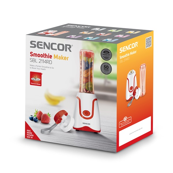 Sencor SBL 2114RD piros smoothie készítő