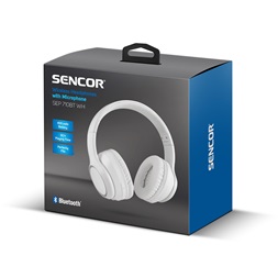 Sencor SEP 710BT WH Bluetooth fehér fejhallgató