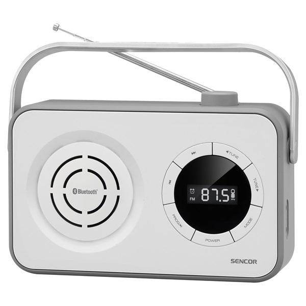 Sencor SRD 3200 W Bluetooth fehér táskarádió