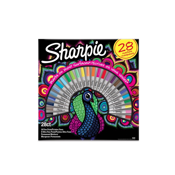 Sharpie Peacock 28db-os vegyes színű permanent marker készlet