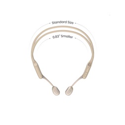 Shokz OpenRun PRO Mini csontvezetéses Bluetooth bézs Open-Ear sport fejhallgató